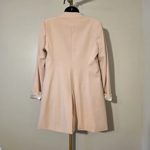 Calvin Klein Pink Collarless Blazer + Purple Ruffle Trim Short Sleeve - sz 8 Lot - Picture 6 of 11